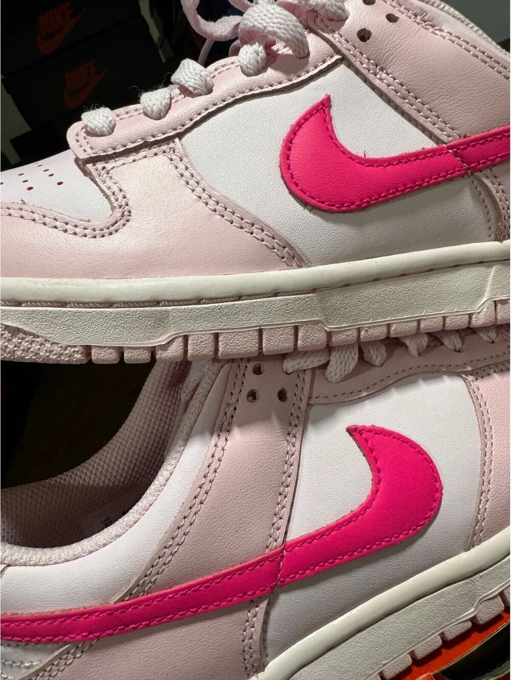 Nike Dunk Low GS 'Triple Pink' DH9765-600 BRAND NEW SIZE 7Y